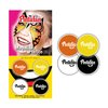 MAQUILLAJE ARTISTICO PINTAFAN SET X 4 unid 2 GRS PRIMAVERA NARANJA AMARILLO BLANCO NEGRO