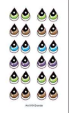 OJOS AUTOADHESIVOS CHICOS N°019 7 MM CABEZA 4 Y 5