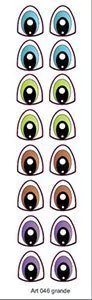 OJOS AUTOADHESIVOS MEDIANOS N°046 9 MM CABEZA 5 Y 6