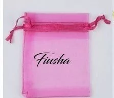 BOLSITAS DE ORGANZA 7X10 CM 5 UNID. FUCSIA