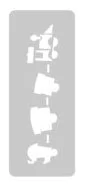 EQ STENCIL MINI 45 X 170 N°259 TREN - comprar online
