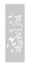 EQ STENCIL GRANDE 135 X 300 N° 60 FLORES Y MARIPOSAS - comprar online