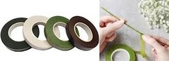 CINTA ENGOMADA FLOWER TAPE 1,25 cm x 27 mts VERDE CLARO