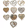 CORAZONES CALADOS 8 CM - C-LASER ELEGIR MOTIVO