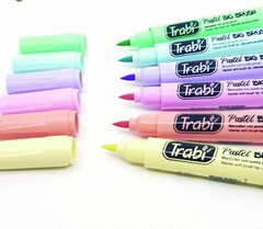 MARCADOR PINCEL TRABI BIG BRUSH PASTEL AMARILLO