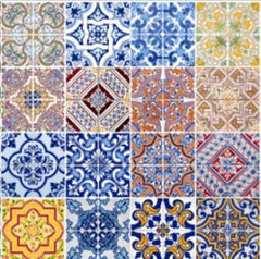 SERVILLETAS EQ ARTE 9038 AZULEJO MARROQUI