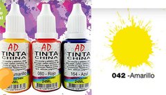 TINTA CHINA AD 20 ML AMARILLO