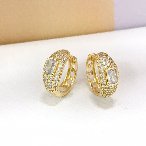 ARGOLA REFLEXO CRISTAL EM SEMIJOIA