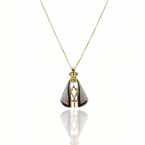 COLAR NOSSA SENHORA APARECIDA CRISTAL