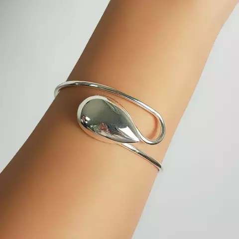 BRACELETE GOTA EM RÓDIO BRANCO - comprar online