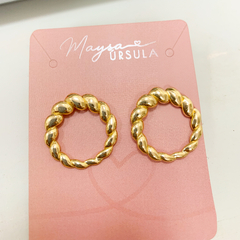 BRINCO AURA EM SEMIJOIA - Bijoux Maysa Úrsula