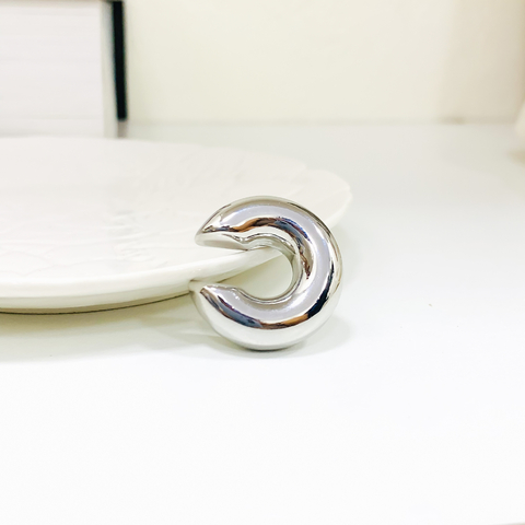 PIERCING TUBO MAXI EM RÓDIO BRANCO - comprar online