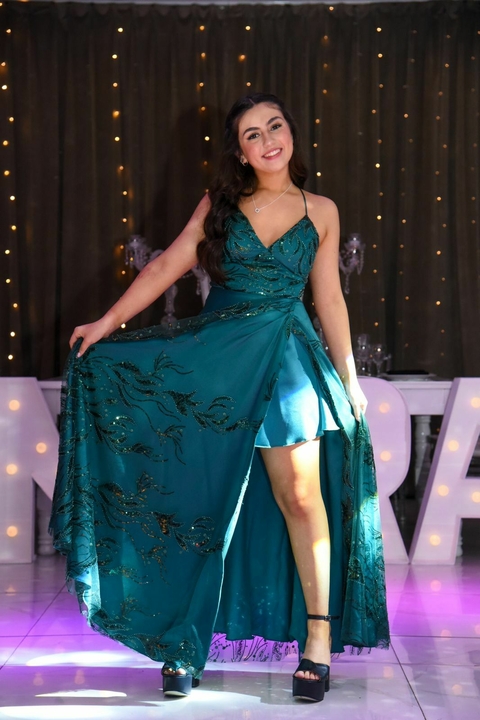 Vestido 2 en 1 bordado