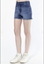 Short alto azul gastado - comprar online