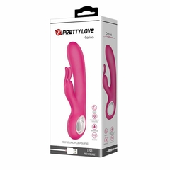 Imagen de Vibrador Carina Punto G Clitoris Usb Recargable Silicona 7 Funciones