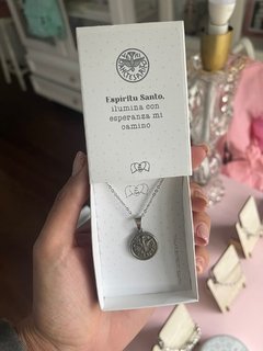 COLLAR ACERO ESPIRITU SANTO - comprar online