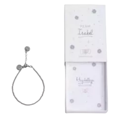 PULSERA ACERO ISABEL CON SAN BENITO en internet