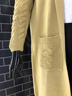 Saco de lana trenzado Perimetro 25761 - Siempre al Top Cipolletti