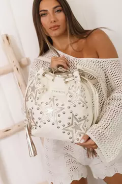 Cartera / Mochila "ALDA STAR" -cuero- "MDL" - Siempre al Top Cipolletti