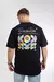 Remera unisex color negro - comprar online