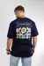 Remera unisex color negro