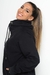 BUZO FRISADO con cuello alto cruzado – NEGRO - comprar online