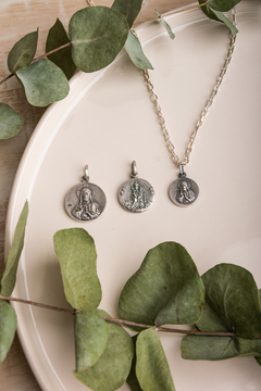 PLATA medalla escapulario - ALELUYA SANTERIA Y ARTE RELIGIOSO
