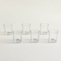 Vaso de Vidrio Cuadrille Set x6 en internet