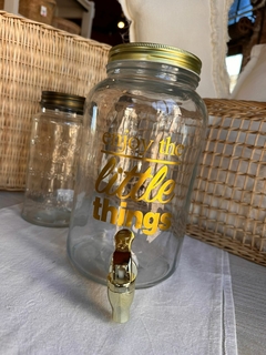 Frasco dispenser con Tapa y Canilla - comprar online