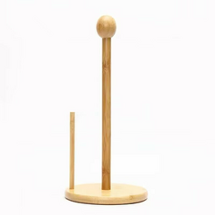 Porta rollo de bamboo base cuadrada - comprar online