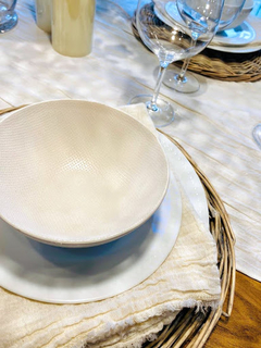 Bowl Ceramica Tramado Set x2 - comprar online