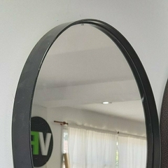 Espejo Redondo 60cm Color Negro - comprar online
