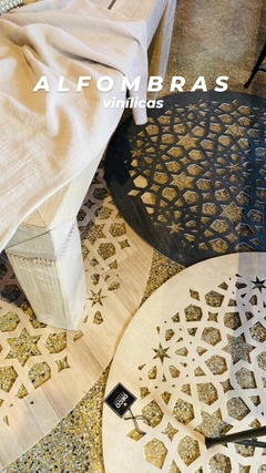 Alfombra vinílica gris grafito - tienda online