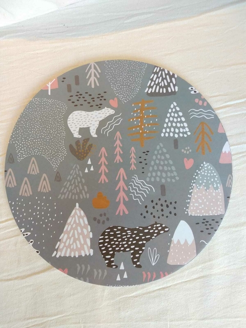 Individual - Platos de Sitio de Papel x30