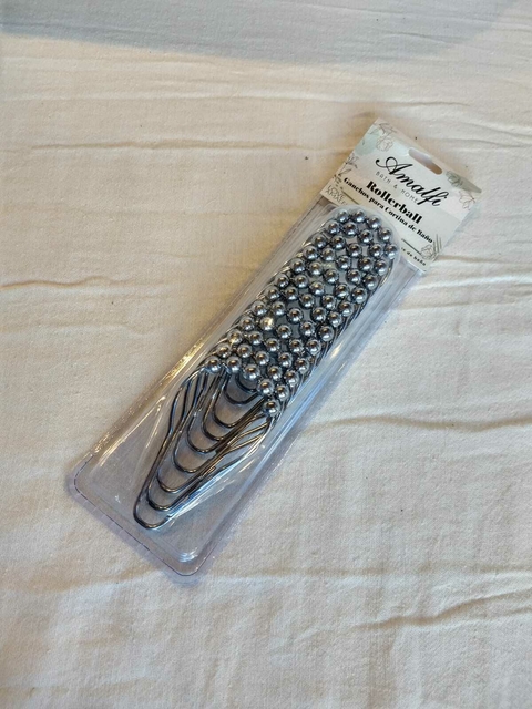 gancho "bolitas" para cortina de baño