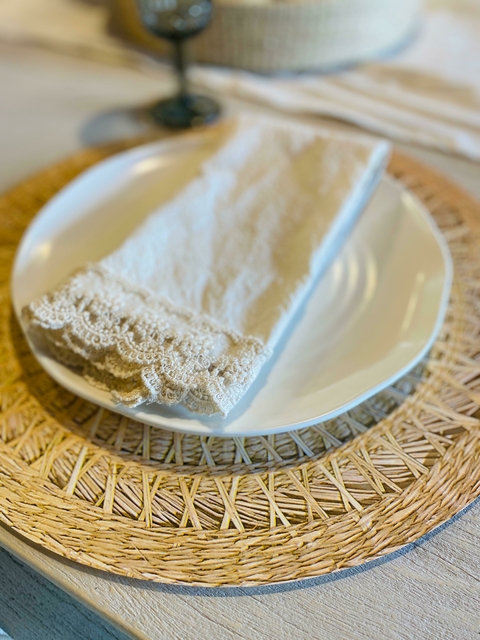 Platos de sitio de papel x24