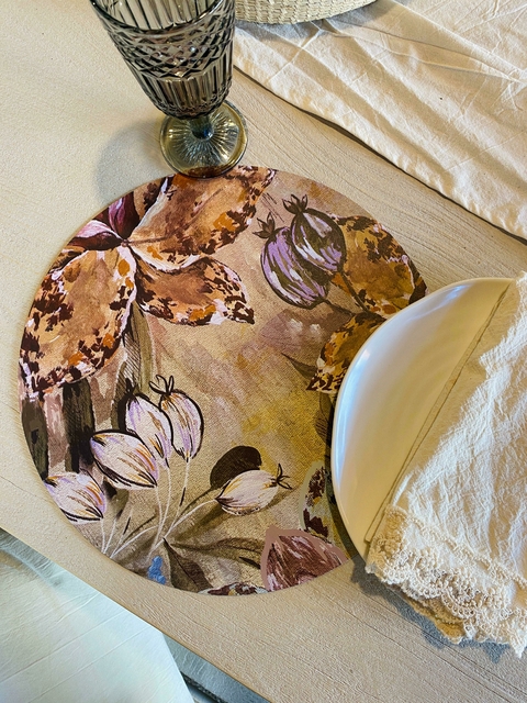 Platos de sitio de papel x24