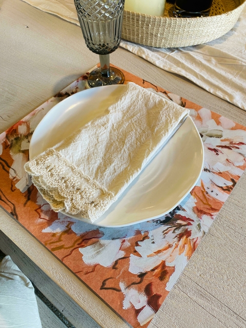 Platos de sitio de papel x24