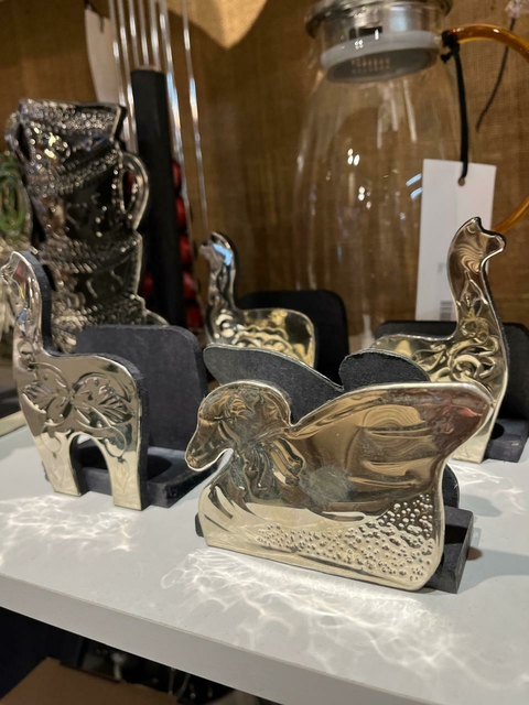 Servilletero alpaca pato