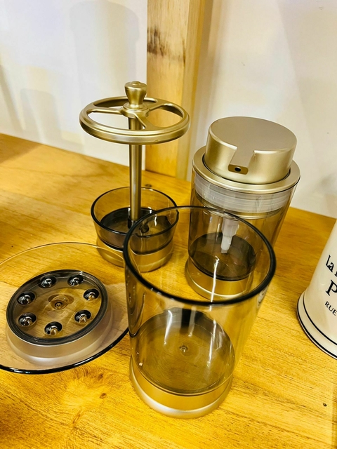 set de baño acrilico "Champagne"