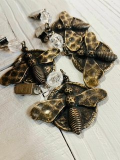pesa mantel libelula bronce x4