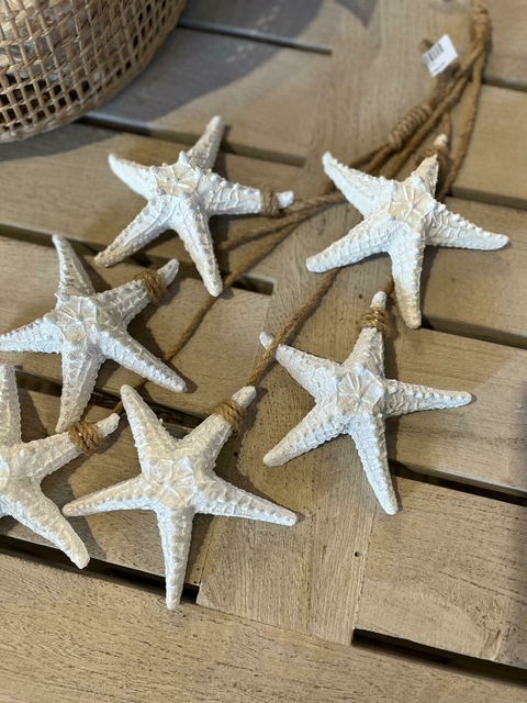 Trio estrellas de resina colgante