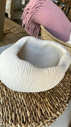 Jarron Terracota Blanco 25x18x14cm en internet