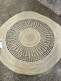 alfombra redonda de fibra natural - comprar online
