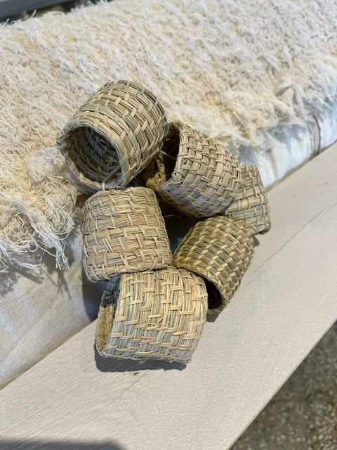 Servilletero de Fibra Natural x6 - comprar online