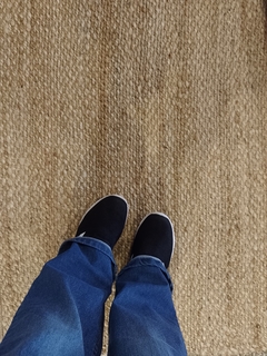 Alfombra de yute 1.20 x 1.60mt lisa - comprar online