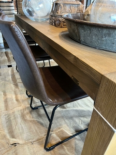 Silla Belini Marrón setx6 - Decogallery