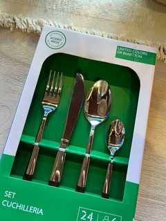 Set de cubiertos Benetton x24 - comprar online