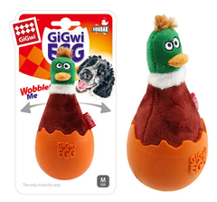 GIGWI HUEVO C/PATO MARRON (ML8128)