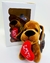 PELUCHE PERRIRO OLI CON CORAZON 14CM